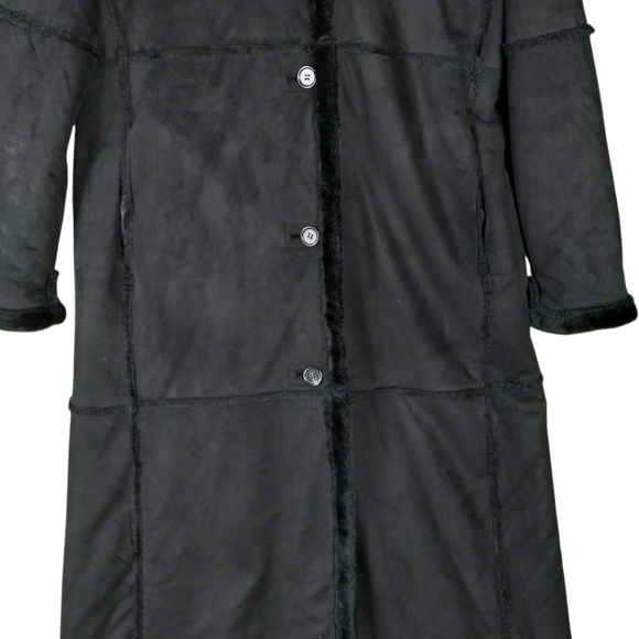 Centigrade Outerwear  Oversize Faux Suede Coat Size Small - Picture 7 of 11